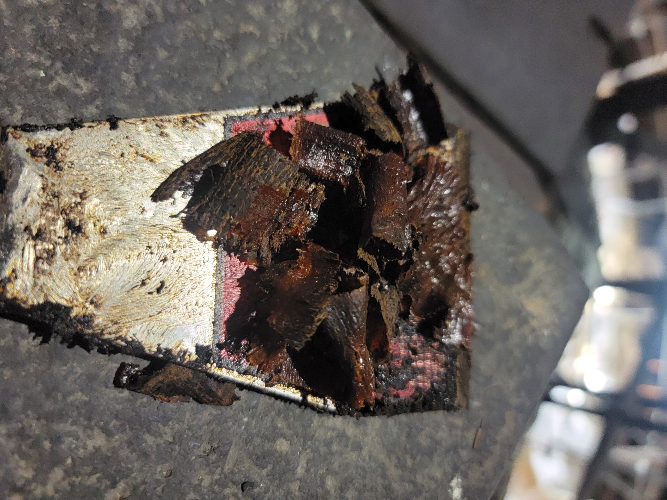 Yummy old crispy grease